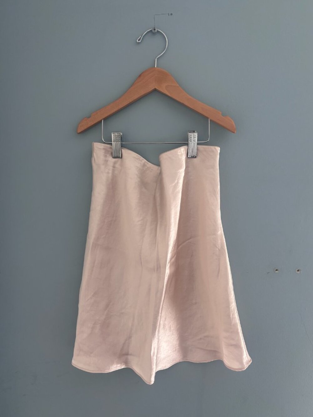 Aritzia Slip Satin Mini Skirt